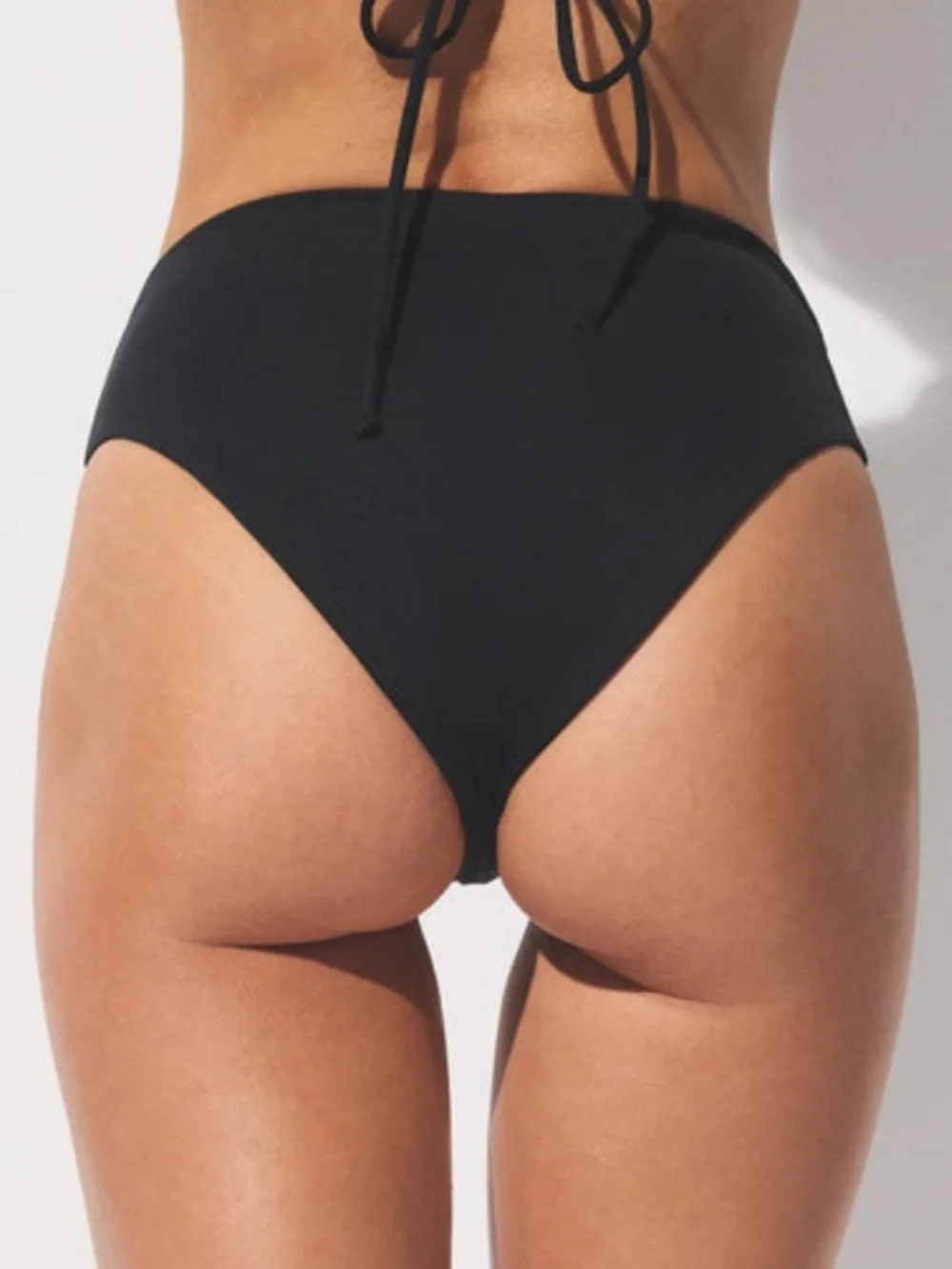 🖤 SKIMS Signature Swim Plunge Triangle Top & Mid Waist Bottom Set | Onyx | M | 🖤